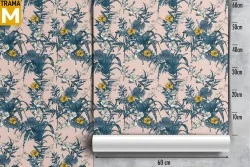 Vintage Nature Leaves Wallpaper