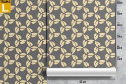 Vintage nature leaves wallpaper pattern.