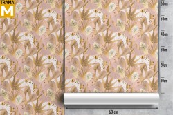 Vintage Nature Leaves Wallpaper