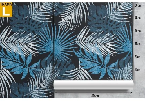 Wallpaper with stylized leaves modern design. 2