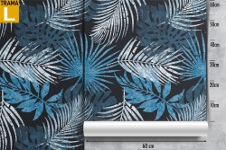 Wallpaper with stylized leaves modern design.
