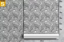 Wallpaper Design and Styles Flora and Fauna Stylized Nature Leaves