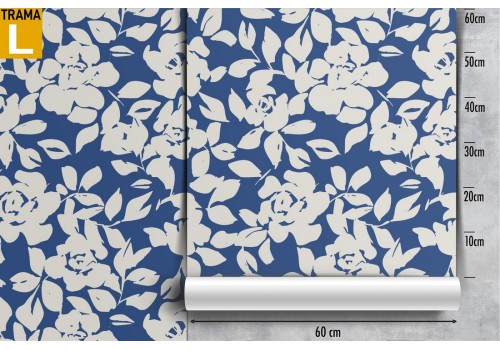 Wallpaper stylized leaves modern nature pattern. 2