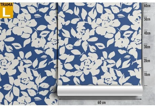 Wallpaper stylized leaves modern nature pattern. 2