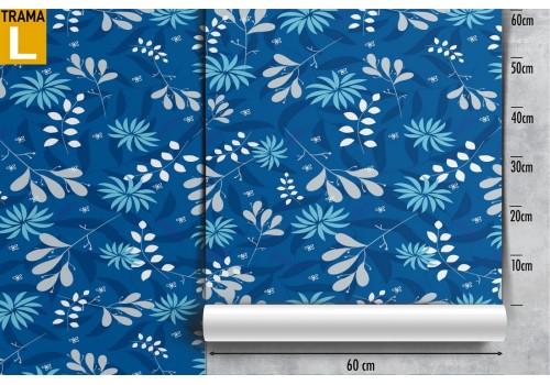 Modern nature stylized leaves wallpaper. 2