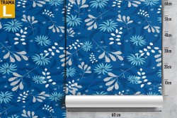 Modern nature stylized leaves wallpaper.