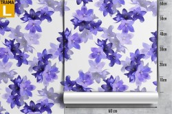 Carta da Parati foglie stilizzate natura moderna.