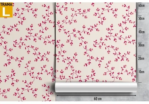 Modern nature stylized leaves wallpaper. 2