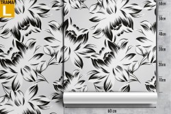 Wallpaper stylized leaves nature modern pattern.