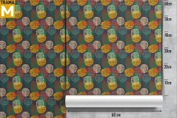 Stylized Nature Leaves Wallpaper
