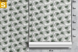 Carta da Parati Design e Stili Flora e Fauna Foglie Natura Stilizzata