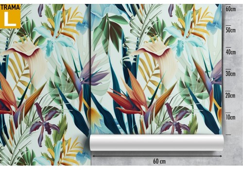 Wallpaper stylized leaves nature pattern. 2