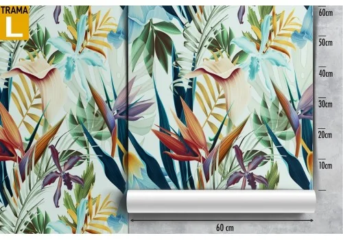 Wallpaper stylized leaves nature pattern. 2