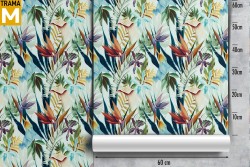 Stylized Nature Leaves Wallpaper