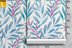 Wallpaper stylized leaves nature pattern.