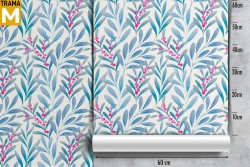 Stylized Nature Leaves Wallpaper