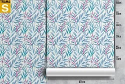 Wallpaper Design and Styles Flora and Fauna Stylized Nature Leaves