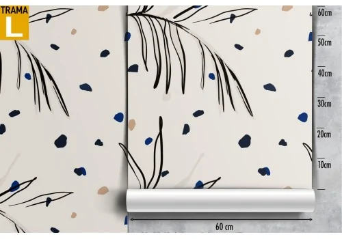 Wallpaper stylized leaves nature pattern. 2