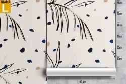 Wallpaper stylized leaves nature pattern.