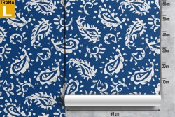 Carta da Parati foglie stilizzate natura pattern.