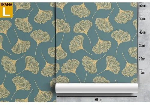 Wallpaper stylized leaves nature pattern. 2