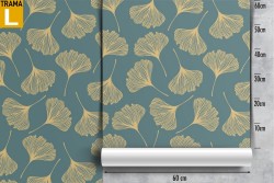 Wallpaper stylized leaves nature pattern.