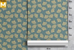 Stylized Nature Leaves Wallpaper