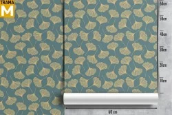 Stylized Nature Leaves Wallpaper