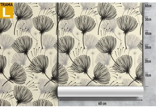 Vintage nature stylized leaves wallpaper. 2