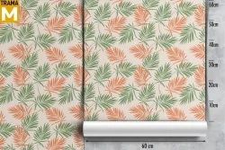 Stylized Nature Leaves Vintage Wallpaper