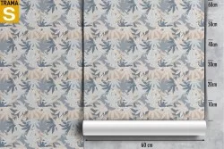 Flora and Fauna Wallpaper Design and Styles Modern Stylized Tropical Leaves