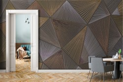 Carta da Parati Geometrica Vintage