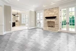 Modern geometric diamond wallpaper