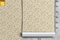 Carta da Parati Design e Stili Flora e Fauna Foglie Natura Stilizzata