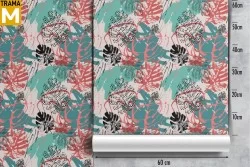 Abstract Wallpaper Tropical Modern Leaves Nature