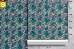 Carta da Parati Design e Stili Flora e Fauna Foglie Moderna Natura Tropicale