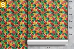 Carta da Parati Design e Stili Flora e Fauna Foglie Moderna Natura Tropicale