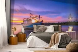 Wallpaper Dawn Sunset Rivers Waterfalls Lakes