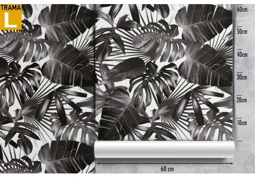 Tropical leaves nature modern design wallpaper pattern. 2