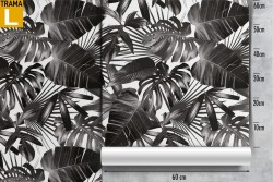 Tropical leaves nature modern design wallpaper pattern.