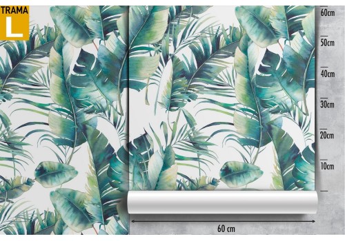 Modern tropical leaves nature wallpaper. 2