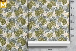 Carta da Parati Foglie Tropicale