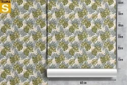 Carta da Parati Design e Stili Flora e Fauna Foglie Tropicale