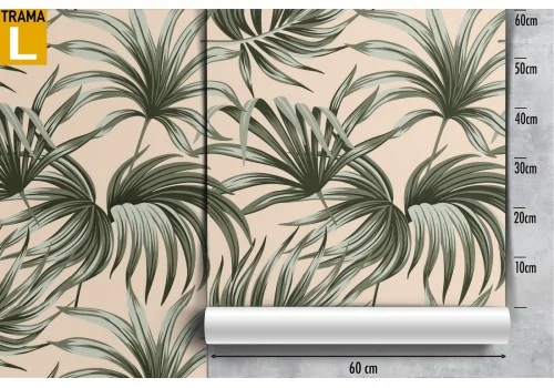 Tropical leaves nature pattern wallpaper. 2