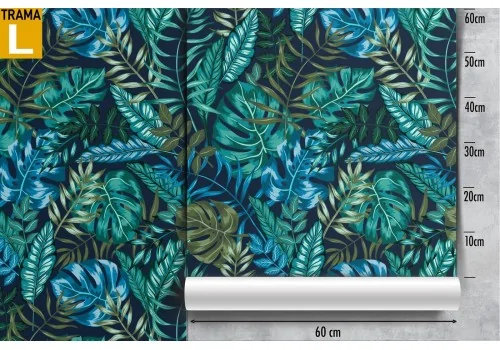Tropical leaves nature pattern wallpaper. 2