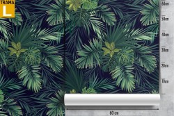 Tropical leaves pattern modern nature wallpaper.