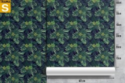 Wallpaper Design and Styles Flora and Fauna Tropical Nature Leaves
