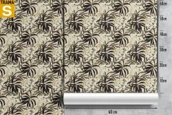 Wallpaper Design and Styles Flora and Fauna Modern Tropical Nature Leaves