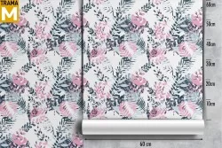 Carta da Parati Foglie Moderna Natura Tropicale