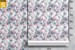 Carta da Parati Design e Stili Flora e Fauna Foglie Moderna Natura Tropicale